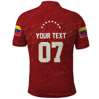 Venezuela Baseball Custom Polo Shirt Campeon - Making History