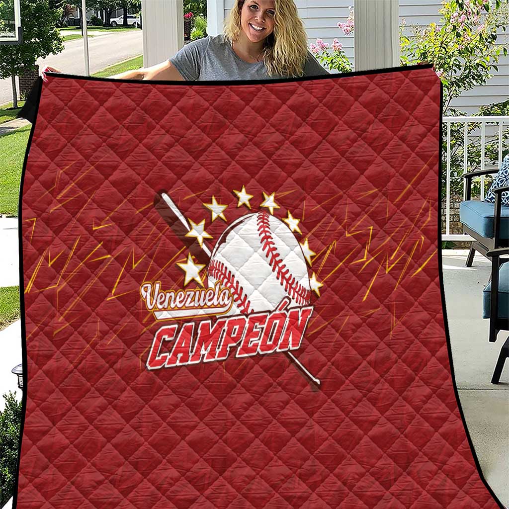 Venezuela Baseball Quilt Campeon - Making History