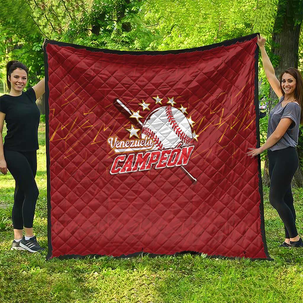 Venezuela Baseball Quilt Campeon - Making History
