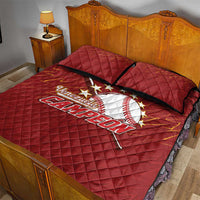 Venezuela Baseball Quilt Bed Set Campeon - Making History