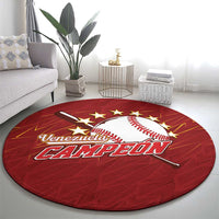 Venezuela Baseball Round Carpet Campeon - Making History