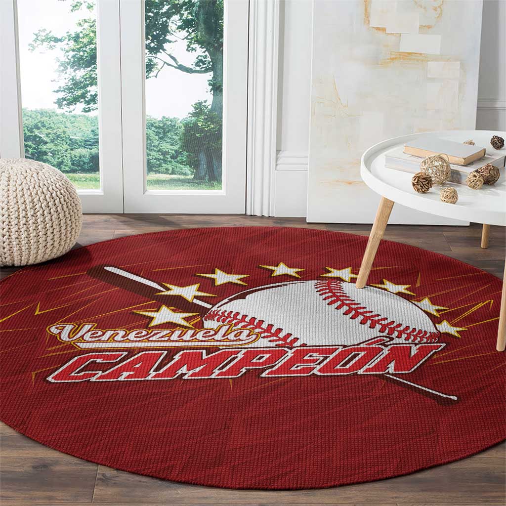Venezuela Baseball Round Carpet Campeon - Making History
