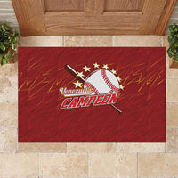 Venezuela Baseball Rubber Doormat Campeon - Making History
