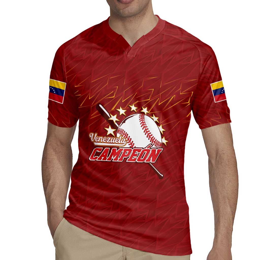 Venezuela Baseball Custom Rugby Jersey Campeon - Making History