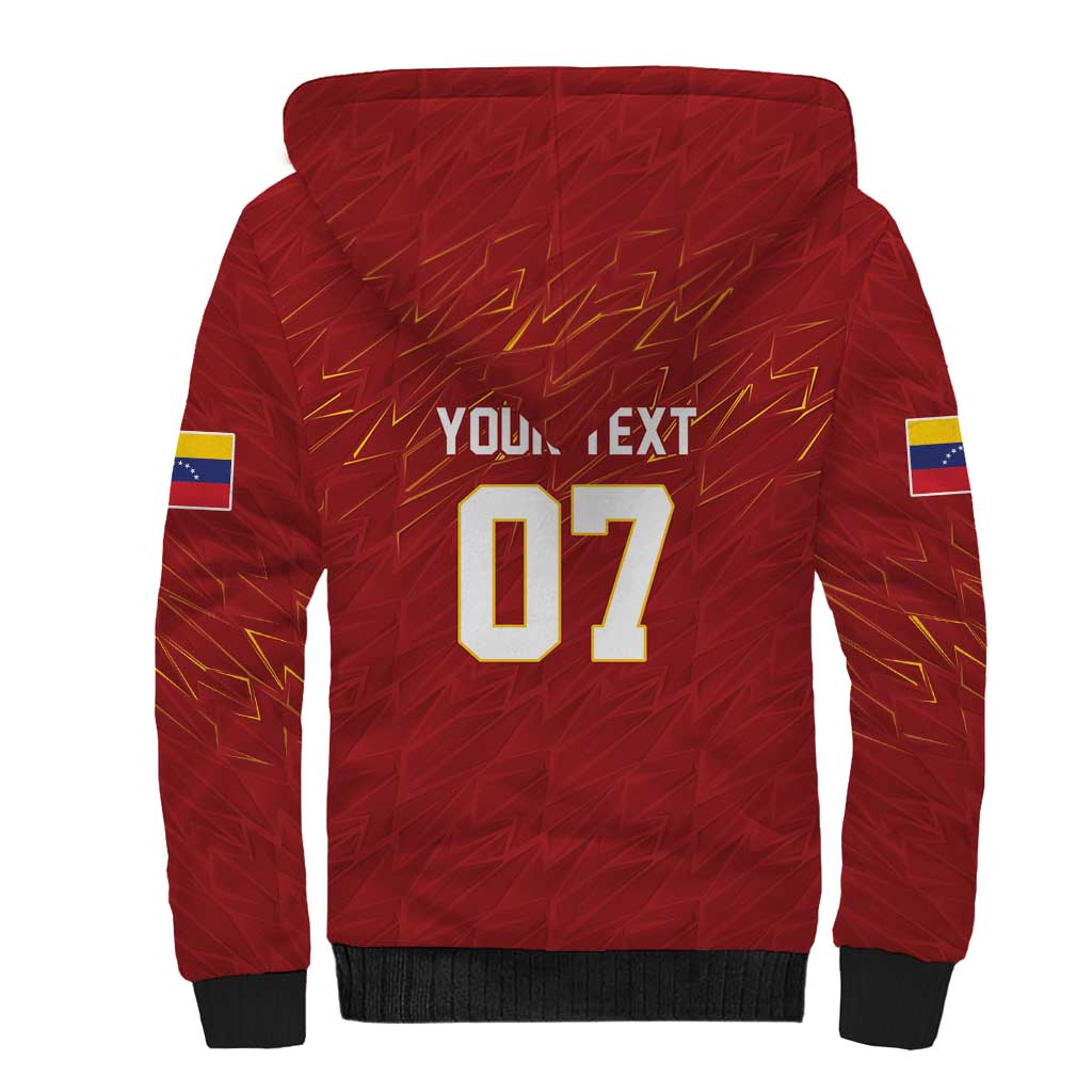 Venezuela Baseball Custom Sherpa Hoodie Campeon - Making History