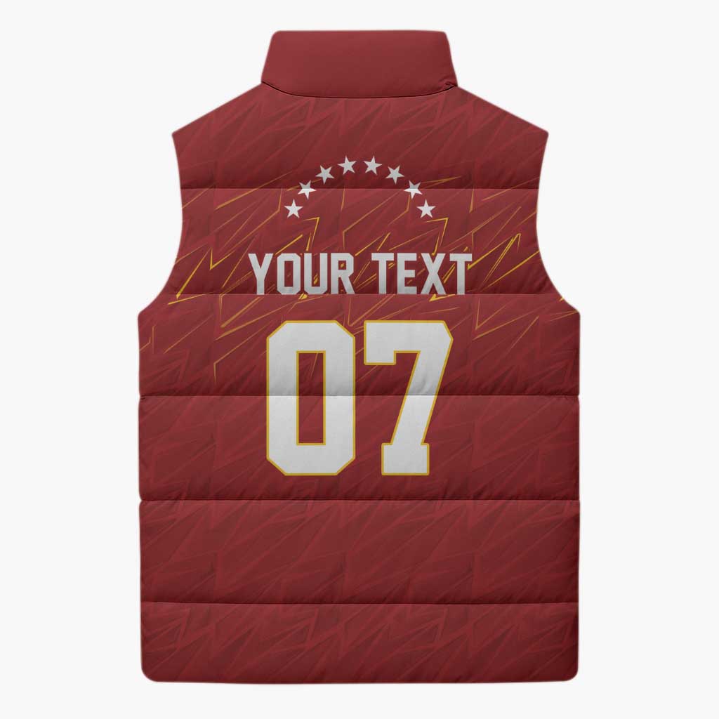 Venezuela Baseball Custom Sleeveless Puffer Jacket Campeon - Making History