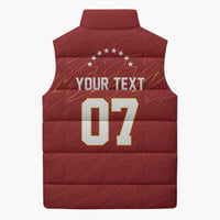 Venezuela Baseball Custom Sleeveless Puffer Jacket Campeon - Making History
