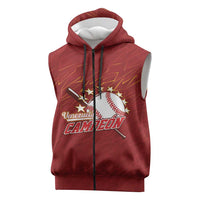 Venezuela Baseball Custom Sleeveless Zip Hoodie Campeon - Making History