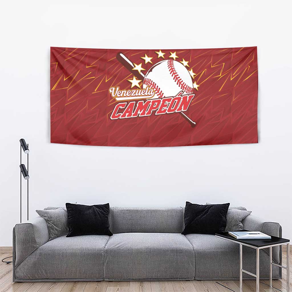 Venezuela Baseball Tapestry Campeon - Making History