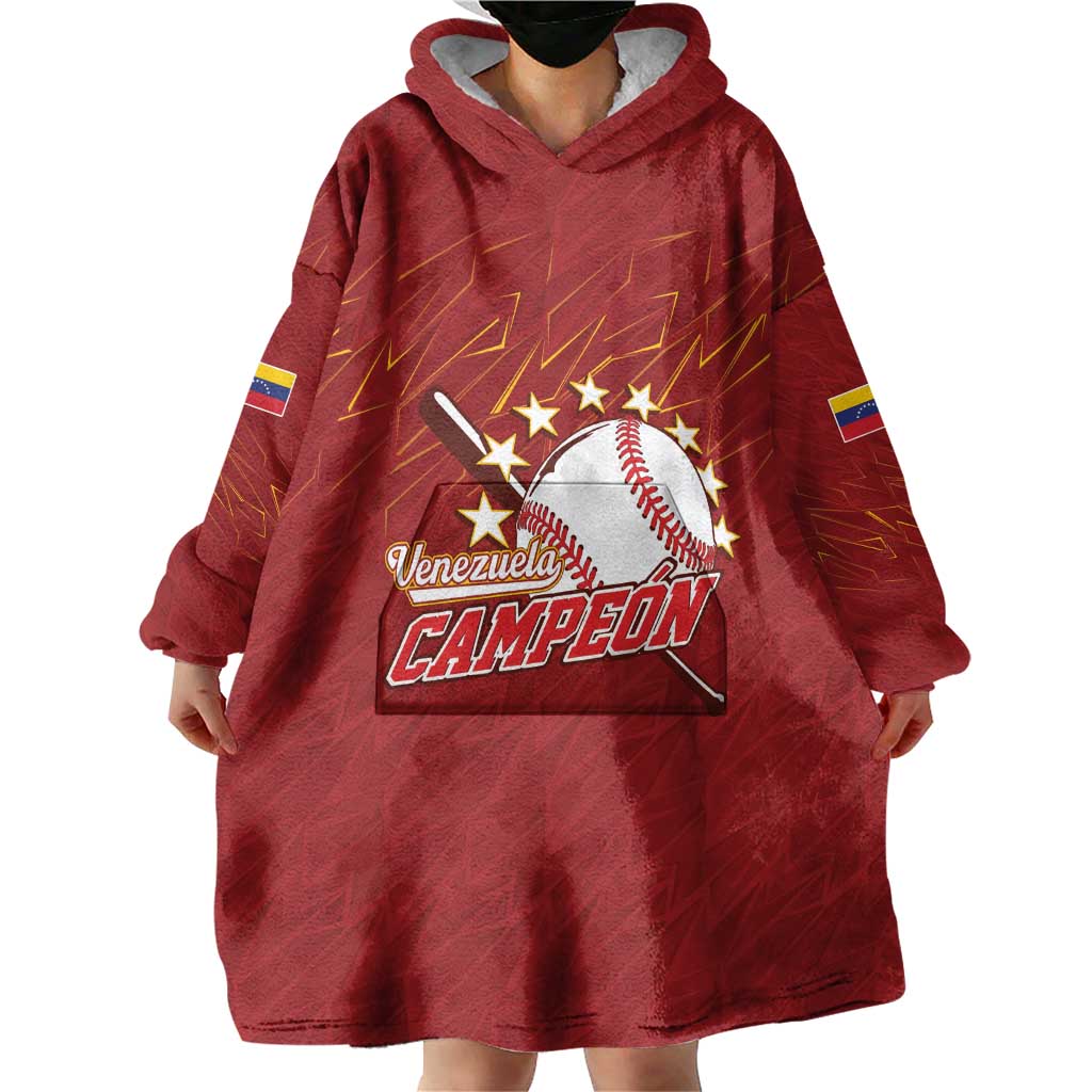 Venezuela Baseball Custom Wearable Blanket Hoodie Campeon - Making History