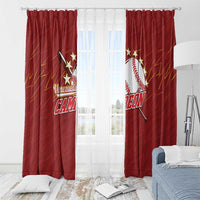 Venezuela Baseball Window Curtain Campeon - Making History