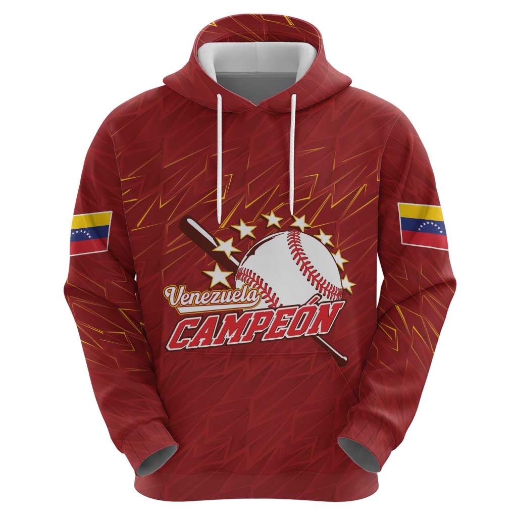 Venezuela Baseball Custom Zip Hoodie Campeon - Making History