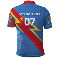 DR Congo 2026 Kopo ya Mokili Custom Polo Shirt Leopards Making History