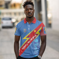 DR Congo 2026 Kopo ya Mokili Custom Polo Shirt Leopards Making History