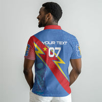 DR Congo 2026 Kopo ya Mokili Custom Polo Shirt Leopards Making History LT7