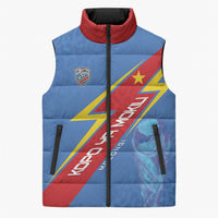 DR Congo 2026 Kopo ya Mokili Custom Sleeveless Puffer Jacket Leopards Making History