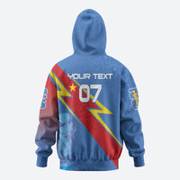 DR Congo 2026 Kopo ya Mokili Custom Zip Hoodie Leopards Making History