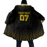 Ghana Black Star Custom Cloak Gold Ananse Spiderweb Inspired