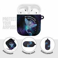 Polynesian Tala Manta Ray AirPods Case Nowhere You Could Go That I Won't Be With You - Wonder Print Shop
