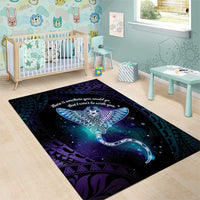 Polynesian Tala Manta Ray Area Rug Nowhere You Could Go That I Won't Be With You - Wonder Print Shop