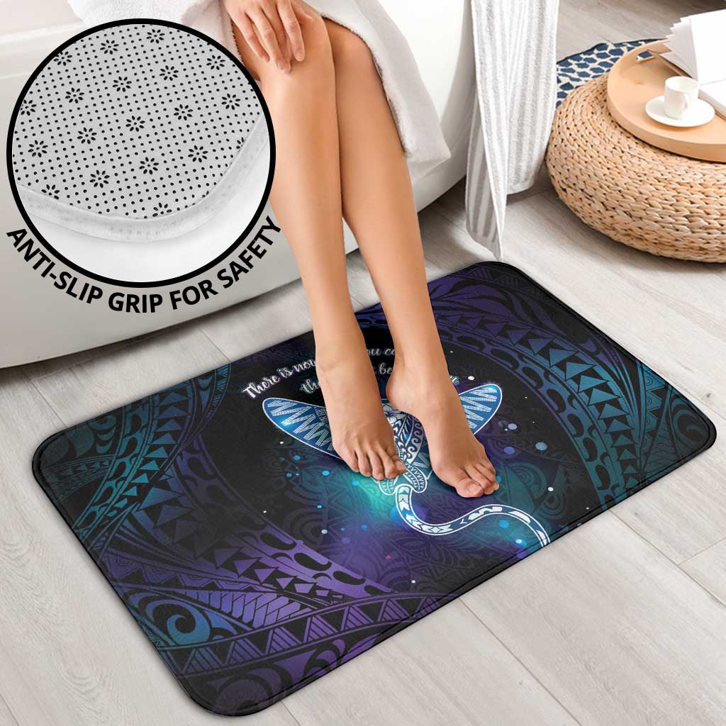 Polynesian Tala Manta Ray Bathroom Set Nowhere You Could Go That I Won't Be With You - Wonder Print Shop