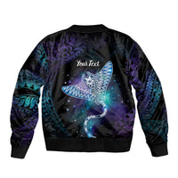 Polynesian Tala Manta Ray Bomber Jacket Nowhere You Could Go That I Won't Be With You - Wonder Print Shop