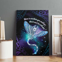 Polynesian Tala Manta Ray Canvas Wall Art Nowhere You Could Go That I Won't Be With You - Wonder Print Shop