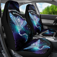 Polynesian Tala Manta Ray Car Seat Cover Nowhere You Could Go That I Won't Be With You - Wonder Print Shop
