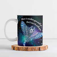 Polynesian Tala Manta Ray Ceramic Mug Nowhere You Could Go That I Won't Be With You - Wonder Print Shop