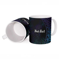 Polynesian Tala Manta Ray Ceramic Mug Nowhere You Could Go That I Won't Be With You - Wonder Print Shop