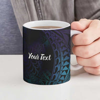 Polynesian Tala Manta Ray Ceramic Mug Nowhere You Could Go That I Won't Be With You - Wonder Print Shop