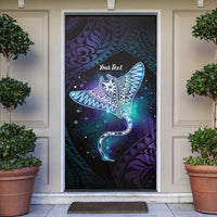 Polynesian Tala Manta Ray Door Cover Nowhere You Could Go That I Won't Be With You - Wonder Print Shop