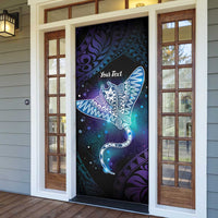 Polynesian Tala Manta Ray Door Cover Nowhere You Could Go That I Won't Be With You - Wonder Print Shop