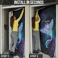 Polynesian Tala Manta Ray Door Cover Nowhere You Could Go That I Won't Be With You - Wonder Print Shop