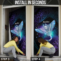 Polynesian Tala Manta Ray Door Cover Nowhere You Could Go That I Won't Be With You - Wonder Print Shop
