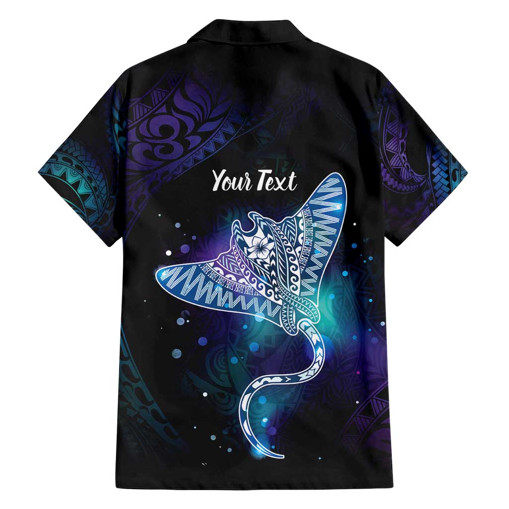 Polynesian Tala Manta Ray Family Matching Tank Maxi Dress and Hawaiian Shirt Nowhere You Could Go That I Won't Be With You - Wonder Print Shop