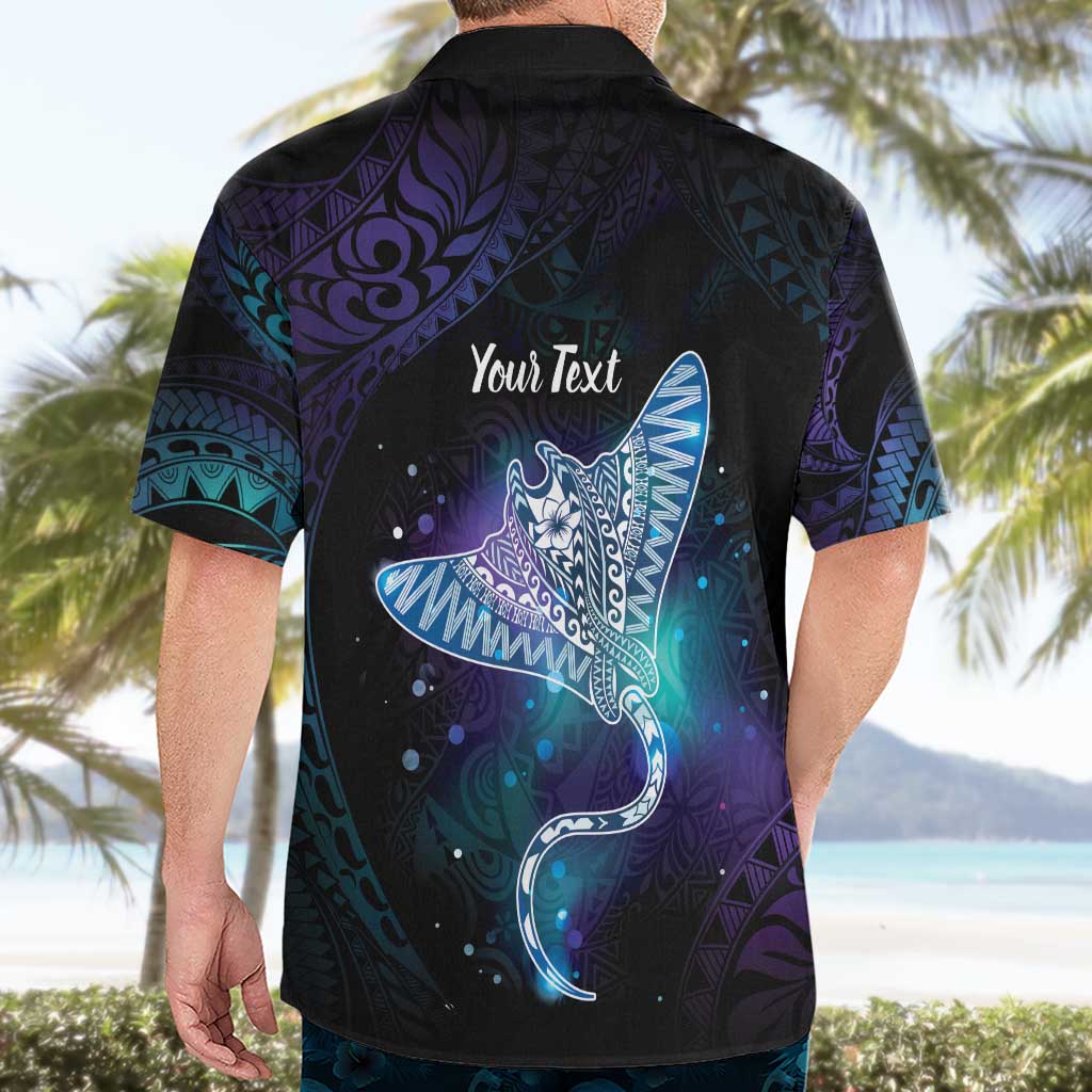 Polynesian Tala Manta Ray Hawaiian Shirt Nowhere You Could Go That I Won't Be With You - Wonder Print Shop