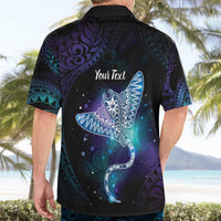 Polynesian Tala Manta Ray Hawaiian Shirt Nowhere You Could Go That I Won't Be With You - Wonder Print Shop