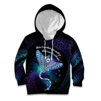 Polynesian Tala Manta Ray Kid Hoodie Nowhere You Could Go That I Won't Be With You - Wonder Print Shop
