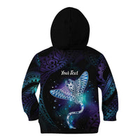 Polynesian Tala Manta Ray Kid Hoodie Nowhere You Could Go That I Won't Be With You - Wonder Print Shop