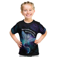 Polynesian Tala Manta Ray Kid T Shirt Nowhere You Could Go That I Won't Be With You - Wonder Print Shop