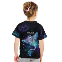 Polynesian Tala Manta Ray Kid T Shirt Nowhere You Could Go That I Won't Be With You - Wonder Print Shop