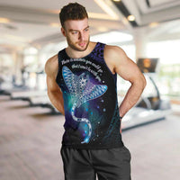 Polynesian Tala Manta Ray Men Tank Top Nowhere You Could Go That I Won't Be With You - Wonder Print Shop