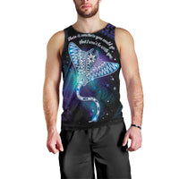 Polynesian Tala Manta Ray Men Tank Top Nowhere You Could Go That I Won't Be With You - Wonder Print Shop