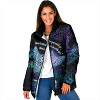 Polynesian Tala Manta Ray Padded Jacket Nowhere You Could Go That I Won't Be With You - Wonder Print Shop