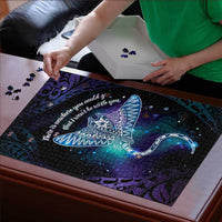 Polynesian Tala Manta Ray Puzzle Nowhere You Could Go That I Won't Be With You - Wonder Print Shop