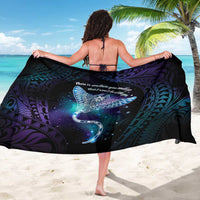 Polynesian Tala Manta Ray Sarong Nowhere You Could Go That I Won't Be With You - Wonder Print Shop