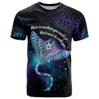 Polynesian Tala Manta Ray T Shirt Nowhere You Could Go That I Won't Be With You - Wonder Print Shop