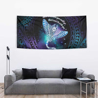 Polynesian Tala Manta Ray Tapestry Nowhere You Could Go That I Won't Be With You - Wonder Print Shop
