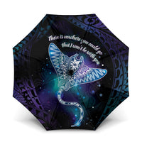 Polynesian Tala Manta Ray Umbrella Nowhere You Could Go That I Won't Be With You - Wonder Print Shop